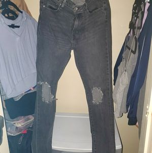 721 Levis High Rise Skinny Distressed
